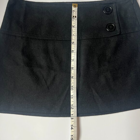 dELiA*s Black Button Detail Mini Skirt - Picture 3 of 6